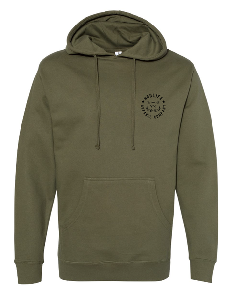 Squeal Hoodie Army Green