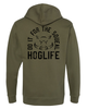 Squeal Hoodie Army Green